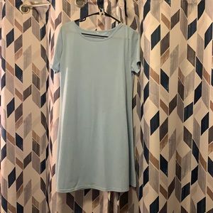 Light blue Tee shirt dress